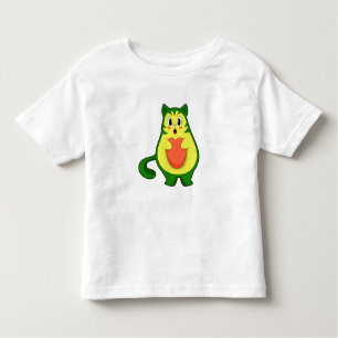 Cat Avocado Toddler T-Shirt