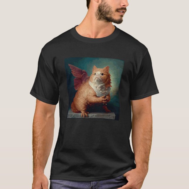 Cat Axolotl Fried Chicken T-Shirt (Front)