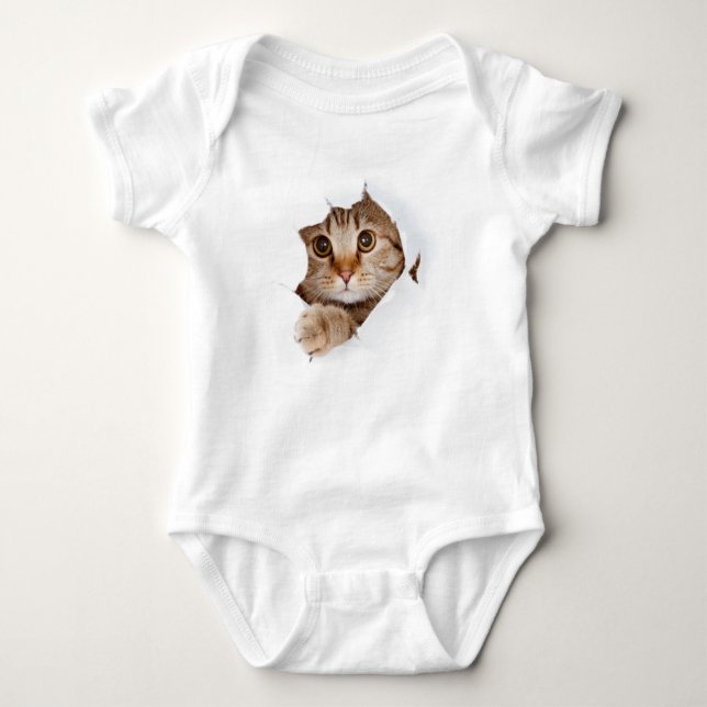 Cat Baby Bodysuit (Front)