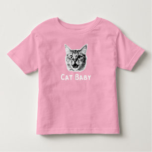 Cat Baby Retro Toddler T-Shirt
