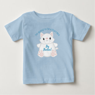 Cat Baby Shower Kitty Blue Baby T-Shirt