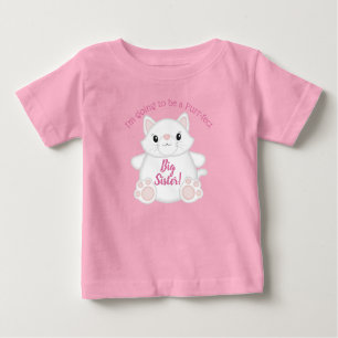 Cat Baby Shower Kitty Pink Baby T-Shirt
