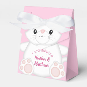 Cat Baby Shower Kitty Pink Favour Box
