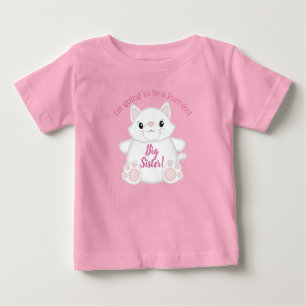 Cat Baby Shower Kitty Pink T-Shirt