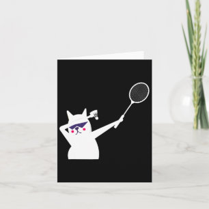 Cat Badminton Shuttle For Men Women Kids Card