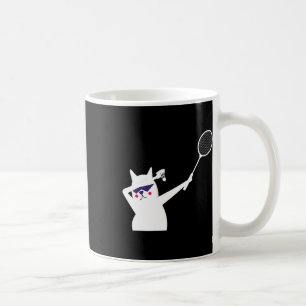 Cat Badminton Shuttle For Men Women Kids Coffee Mug