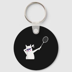 Cat Badminton Shuttle For Men Women Kids Key Ring
