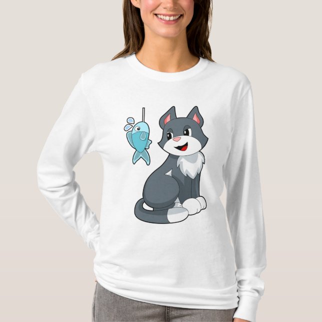 Cat Bait Fish T-Shirt (Front)