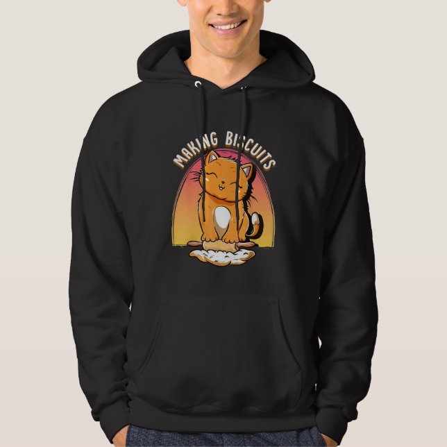 Cat Baking Biscuits  Cat Pastry Chef Shirt (Front)