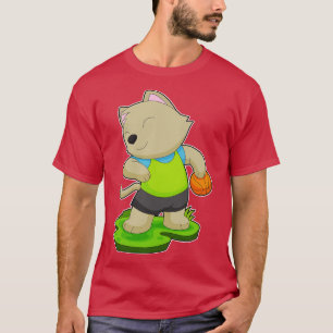 Cat Basketball player Basketball T-Shirt