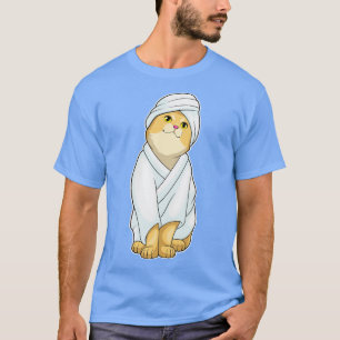 Cat Bath Bathrobe  T-Shirt