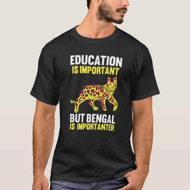 Cat Bengal  5 T-Shirt (Front)