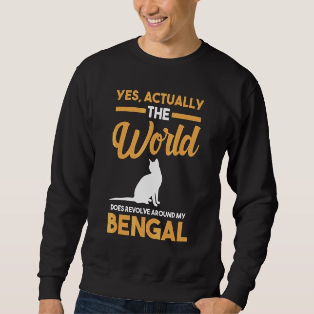 Cat Bengal Sweatshirt (Front)
