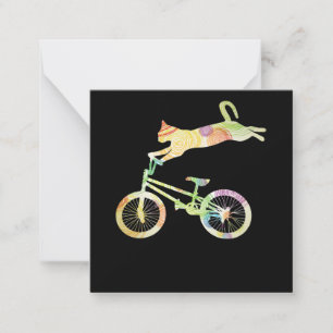 Cat Bike Cycling Bicycle - Your Gift Collection Card