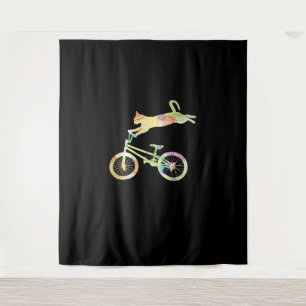 Cat Bike Cycling Bicycle  - Your Gift Collection Tapestry