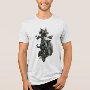 Cat Bike Tri-Blend Shirt