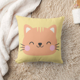 Cat Birthday Kids Art Cushion