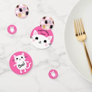 Cat Birthday Party Confetti