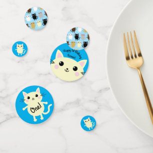 Cat Birthday Party Confetti
