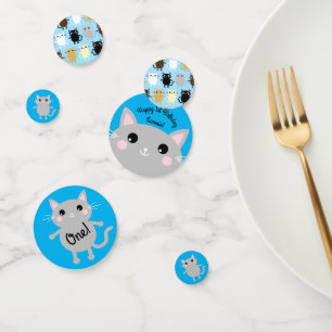 Cat Birthday Party Confetti