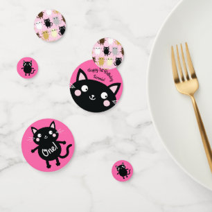 Cat Birthday Party Confetti