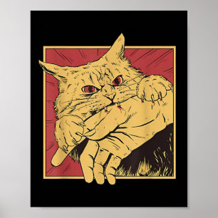 Cat Bite Anime  Poster