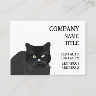 Cat Black Cat Business Card