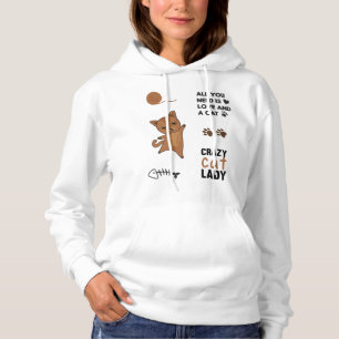 Cat Black Cats Sticker Set Sayings Paws Hoodie