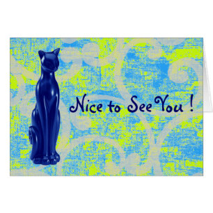 Cat Blue ~ Card