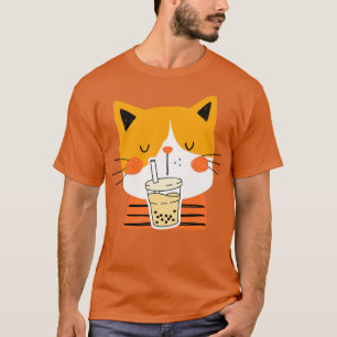 Cat Boba Cat Boba Bubble Tea T-Shirt