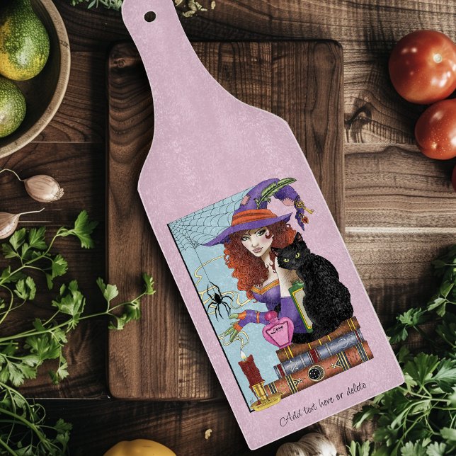 Cat Books Witch Potions Cutting Board (Creator Uploaded)