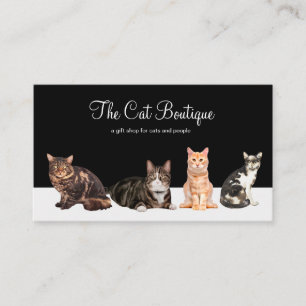 Cat Boutique Retail Or Website Business Card