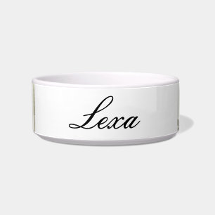 Cat bowl Personalised Pet Water and Food 