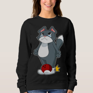 Cat Bowling Bowling ball Sports Sweatshirt