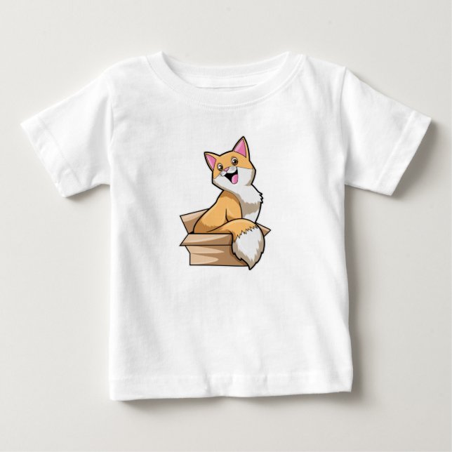 Cat Box Baby T-Shirt (Front)