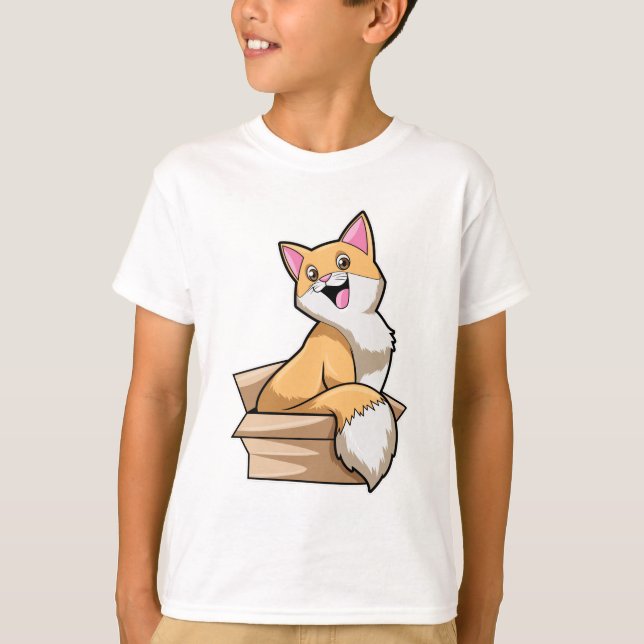 Cat Box T-Shirt (Front)