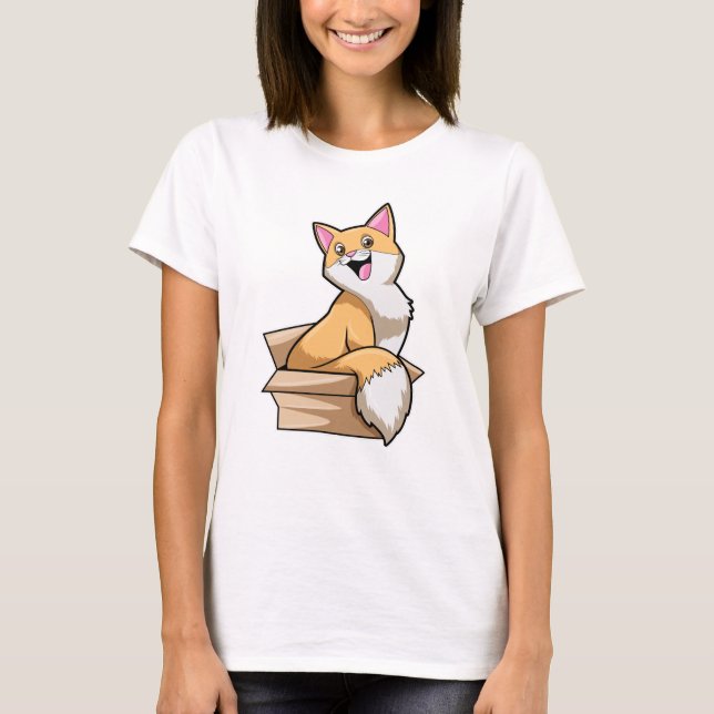 Cat Box T-Shirt (Front)