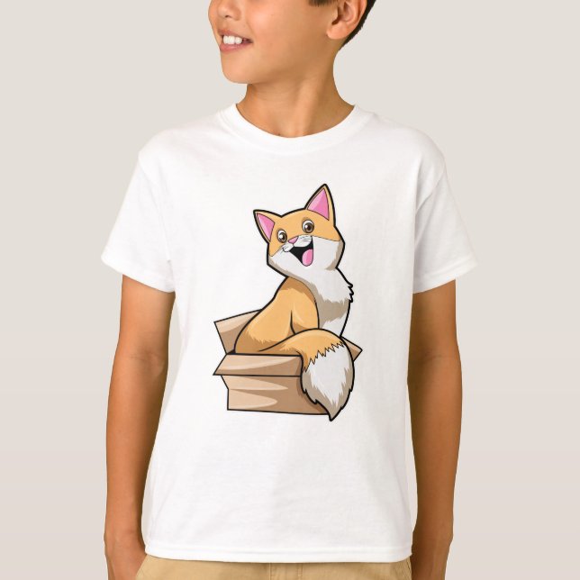 Cat Box T-Shirt (Front)