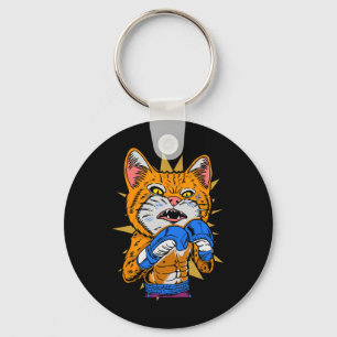 Cat Boxing Kitten Boxing Gloves Boxer Funny Cat Me Key Ring