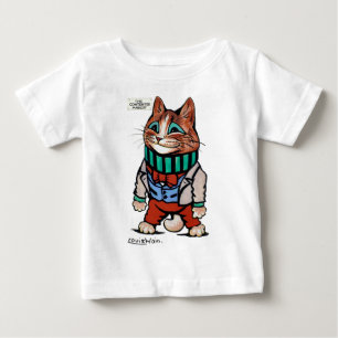 Cat boy, Louis Wain Baby T-Shirt