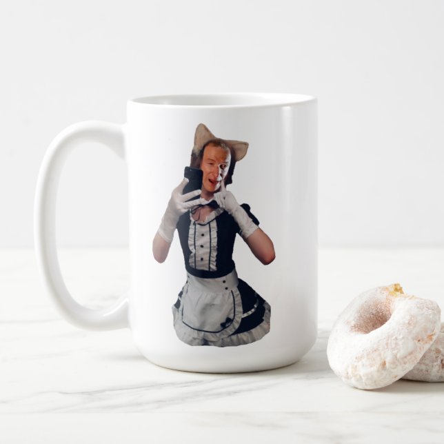 Cat Boy Ted Mug (With Donut)