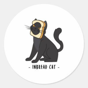Cat Bread Breading Cats Cat Breading Classic Round Sticker