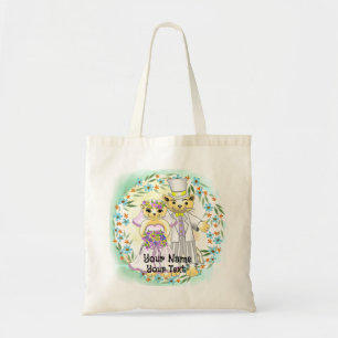 Cat Bride and Groom  Tote Bag