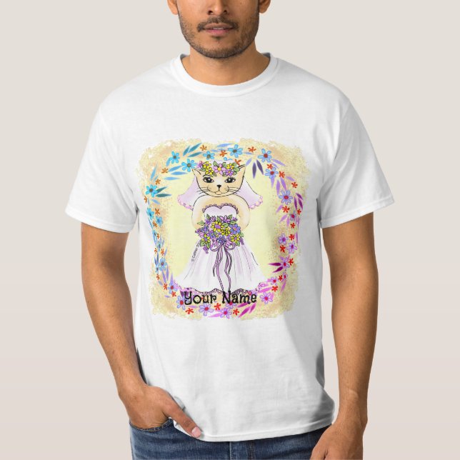 Cat Bride  T-Shirt (Front)