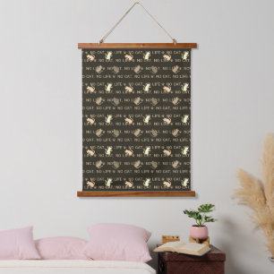CAT Brown Hanging Tapestry