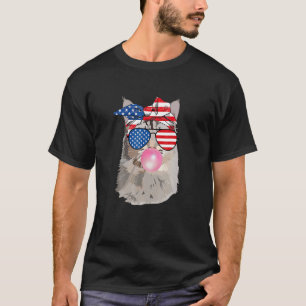 Cat Bubblegum 4h Of July 4h Of July American T-Shirt