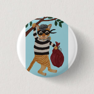 Cat Burglar 3 Cm Round Badge