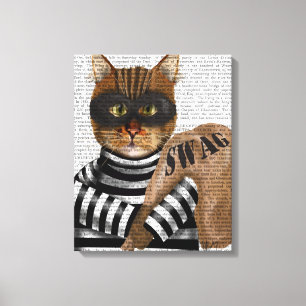 Cat Burglar Canvas Print
