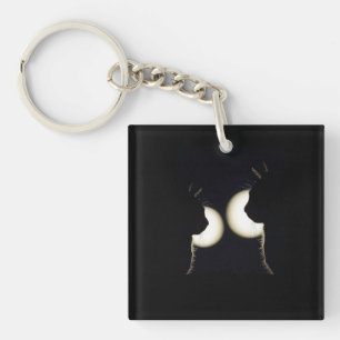 Cat Burglars Spotted Key Ring