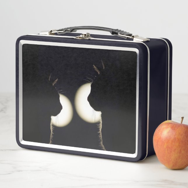 Cat Burglars Spotted Metal Lunch Box (In Situ)